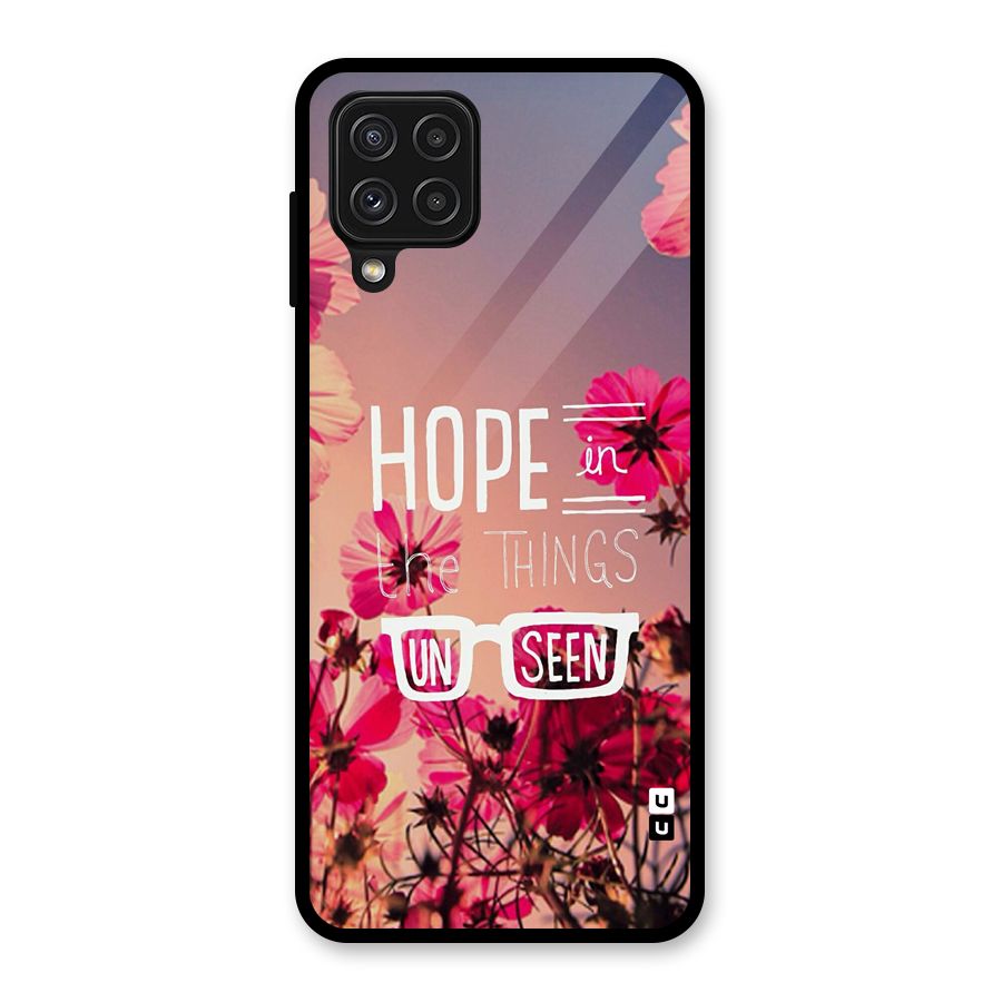 Unseen Hope Glass Back Case for Galaxy A22 4G