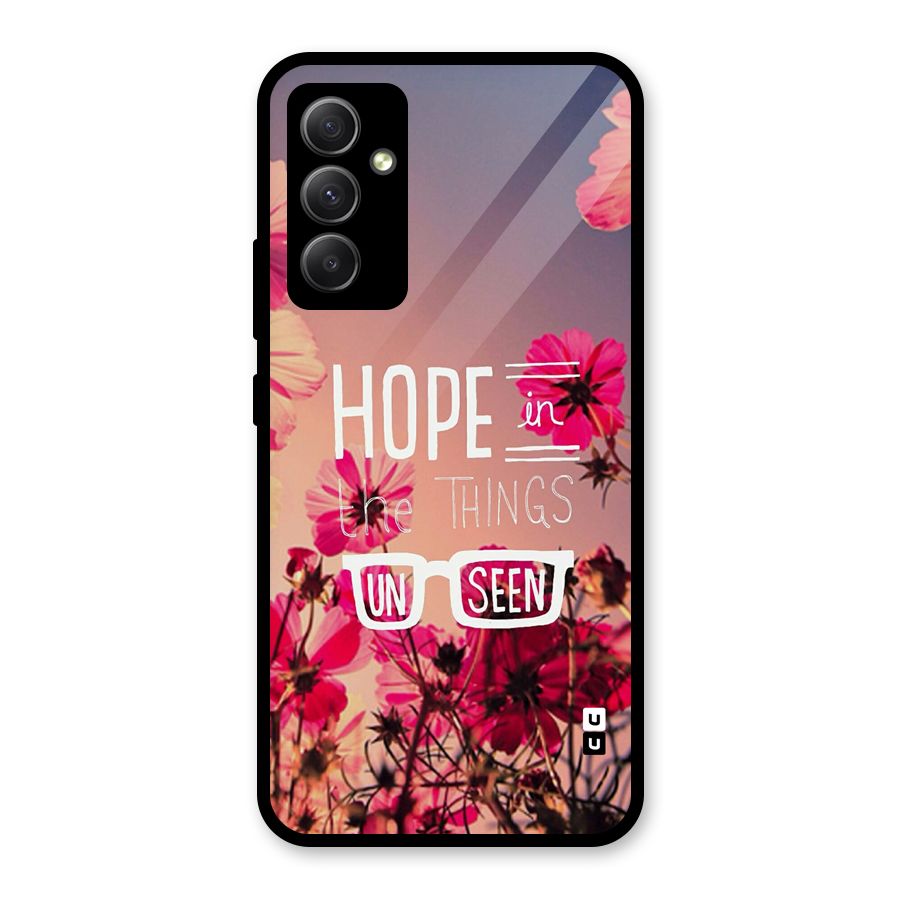 Unseen Hope Glass Back Case for Galaxy A34
