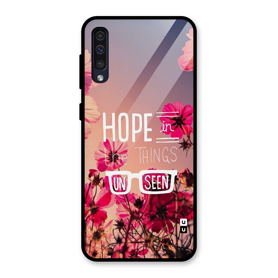 Unseen Hope Glass Back Case for Galaxy A50s