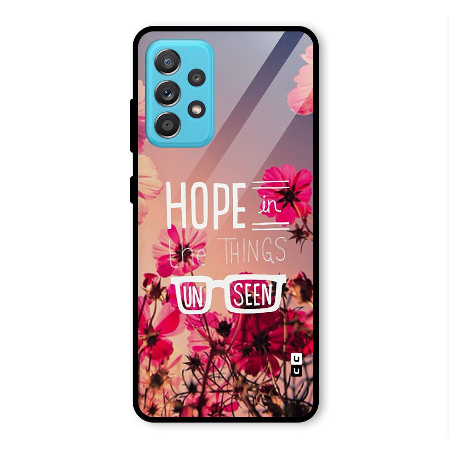 Unseen Hope Glass Back Case for Galaxy A52