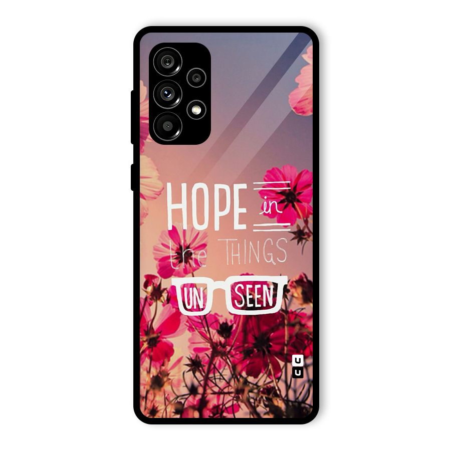 Unseen Hope Glass Back Case for Galaxy A73 5G