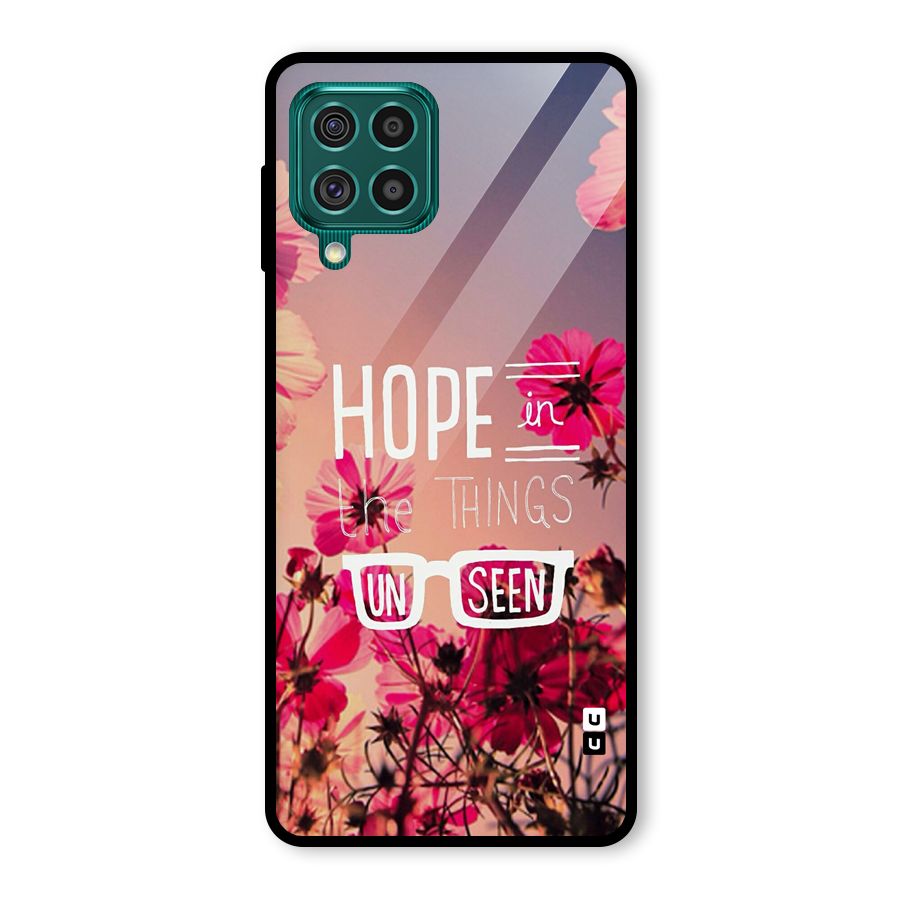 Unseen Hope Glass Back Case for Galaxy F62
