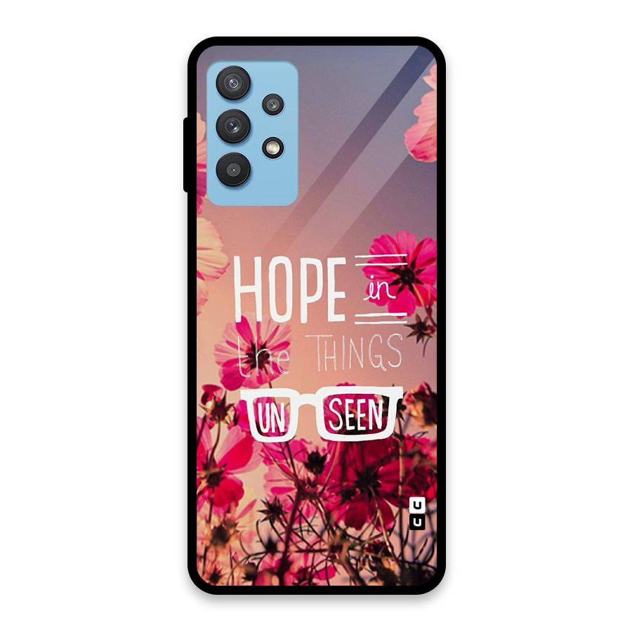 Unseen Hope Glass Back Case for Galaxy M32 5G