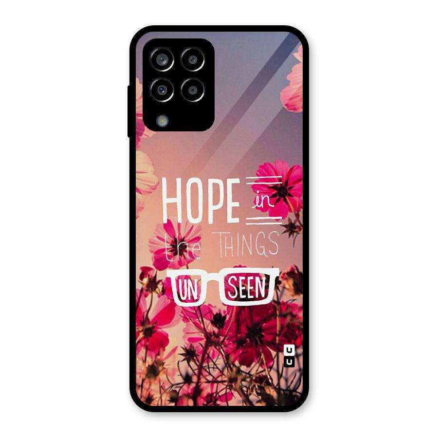 Unseen Hope Glass Back Case for Galaxy M33