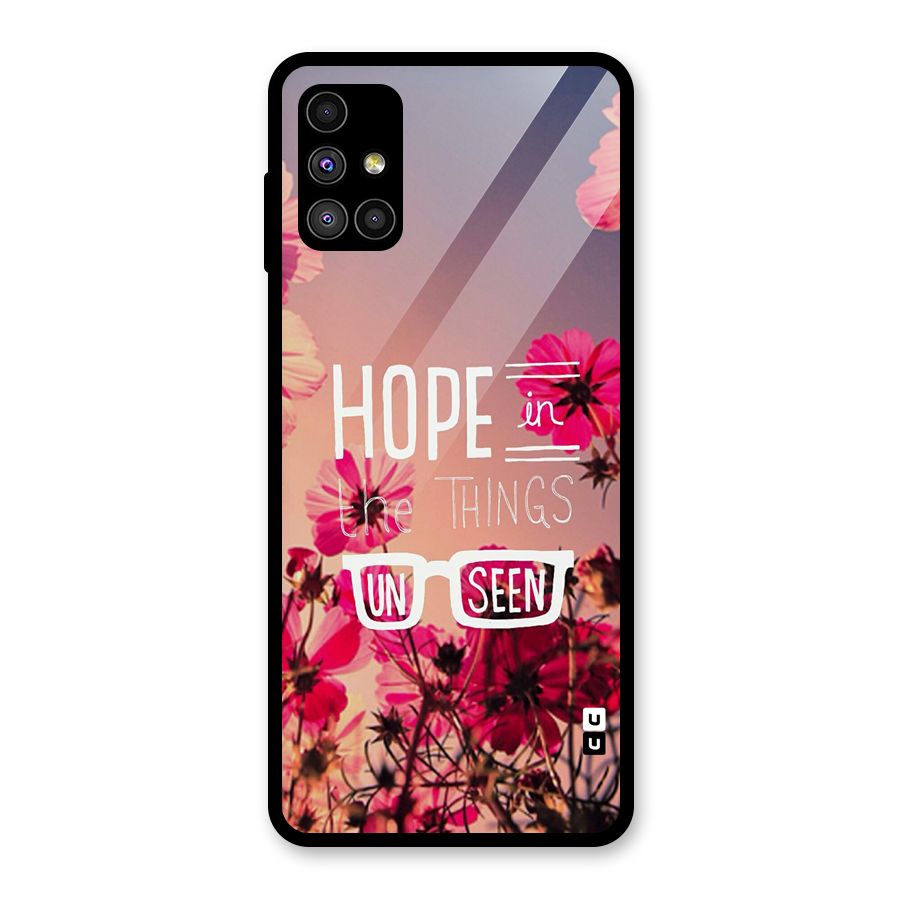 Unseen Hope Glass Back Case for Galaxy M51