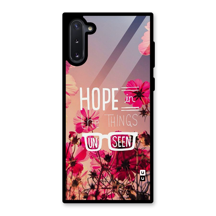 Unseen Hope Glass Back Case for Galaxy Note 10