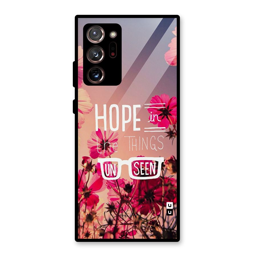 Unseen Hope Glass Back Case for Galaxy Note 20 Ultra 5G
