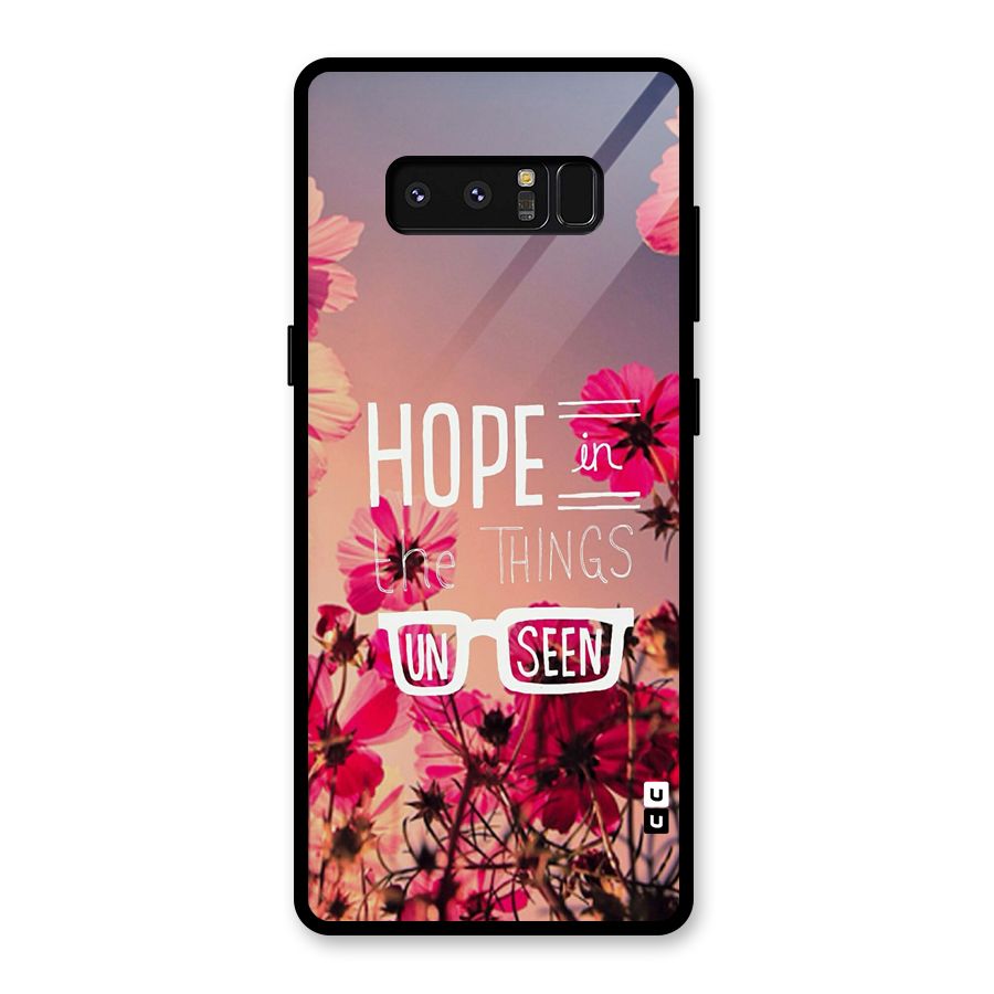 Unseen Hope Glass Back Case for Galaxy Note 8