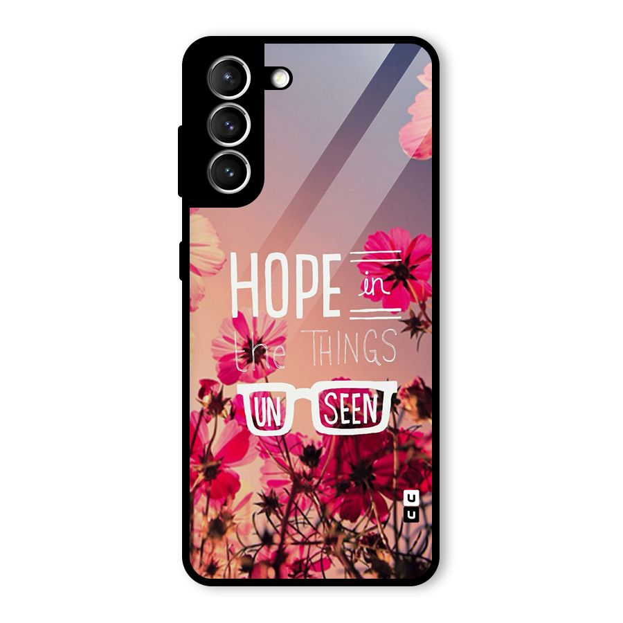 Unseen Hope Glass Back Case for Galaxy S21 5G
