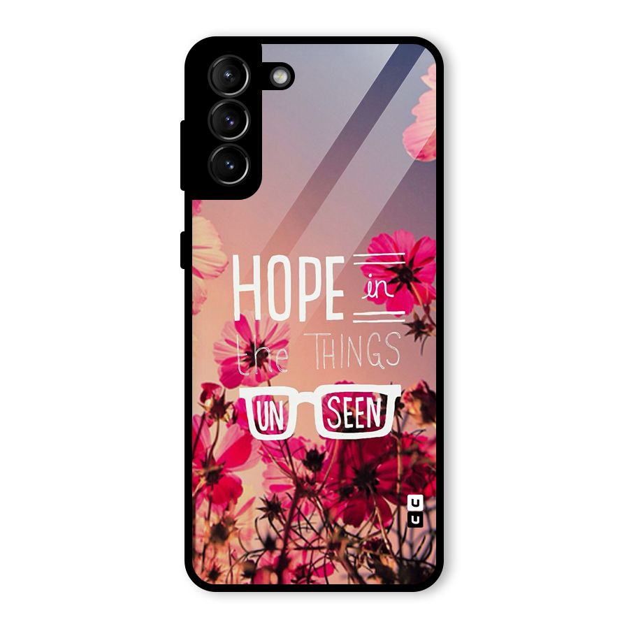 Unseen Hope Glass Back Case for Galaxy S21 Plus