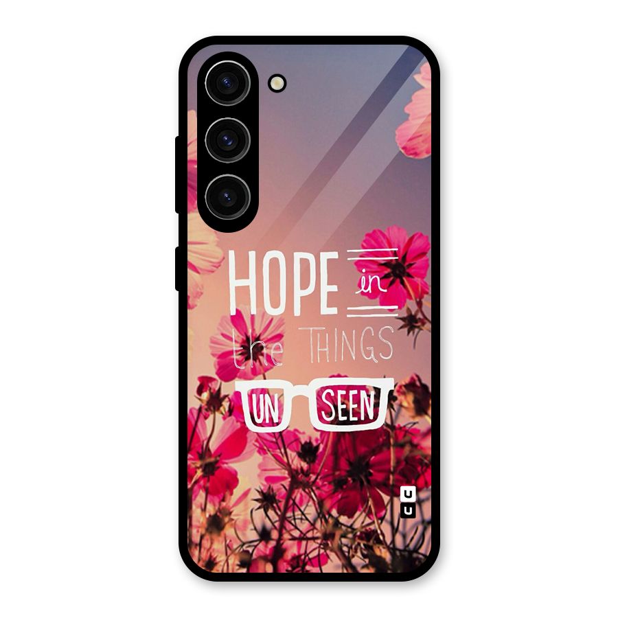 Unseen Hope Glass Back Case for Galaxy S23