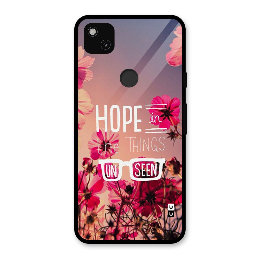 Unseen Hope Glass Back Case for Google Pixel 4a