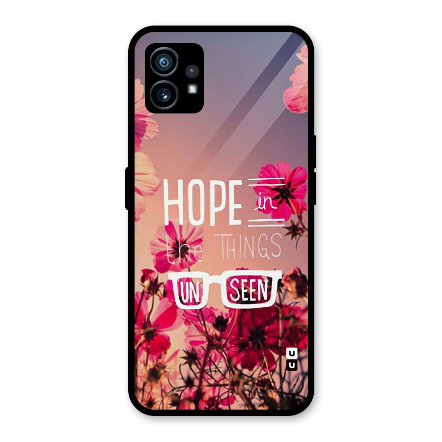 Unseen Hope Glass Back Case for Nothing Phone 1