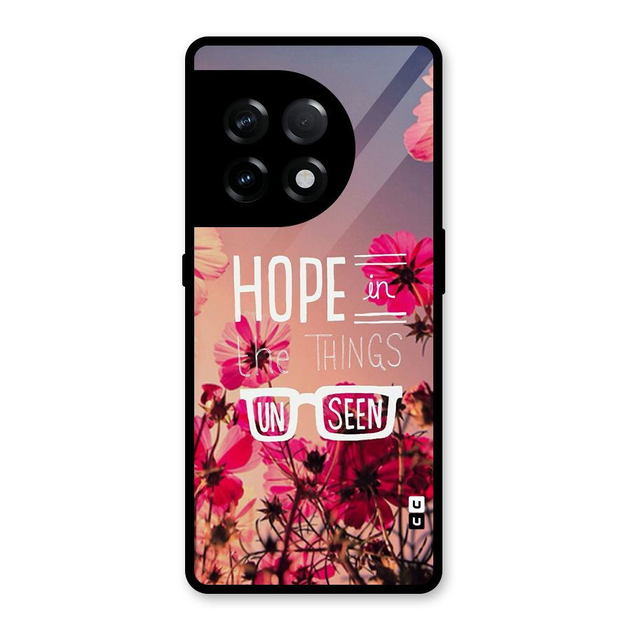 Unseen Hope Glass Back Case for OnePlus 11R