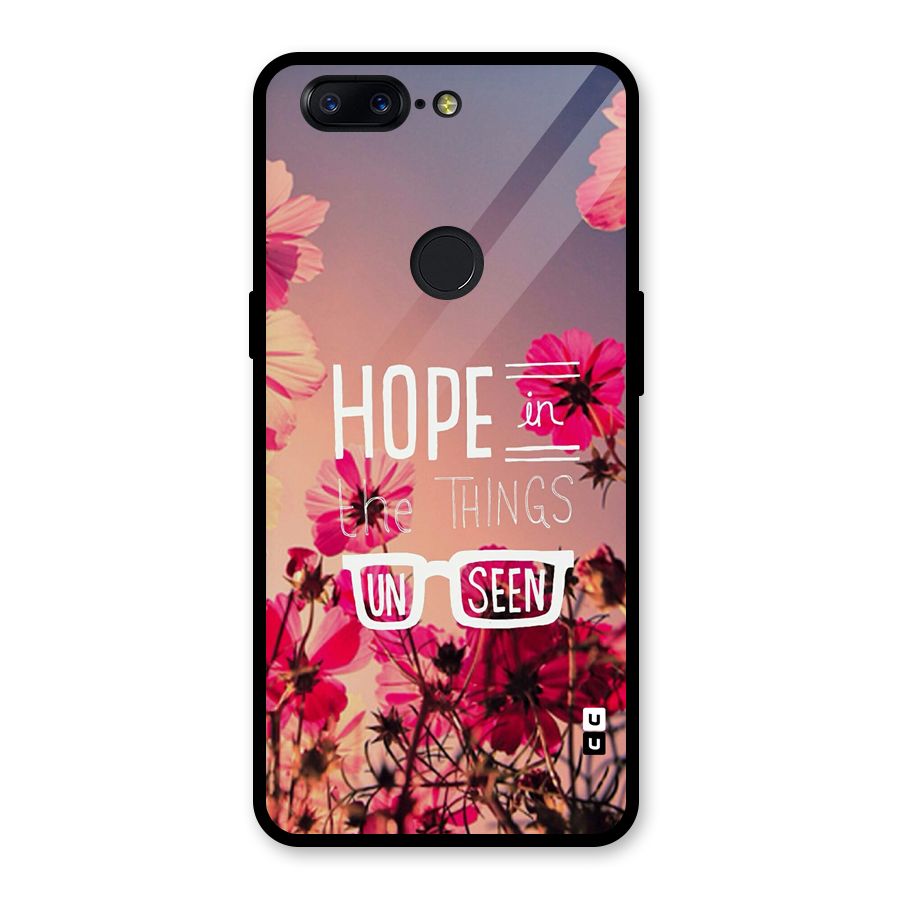 Unseen Hope Glass Back Case for OnePlus 5T