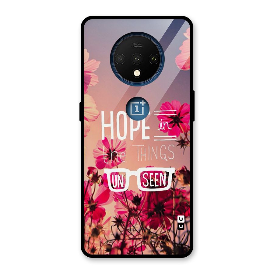 Unseen Hope Glass Back Case for OnePlus 7T