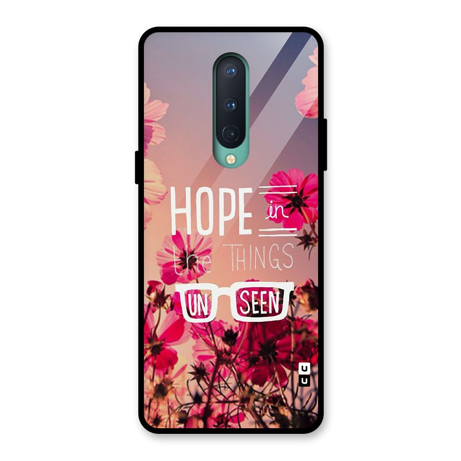 Unseen Hope Glass Back Case for OnePlus 8