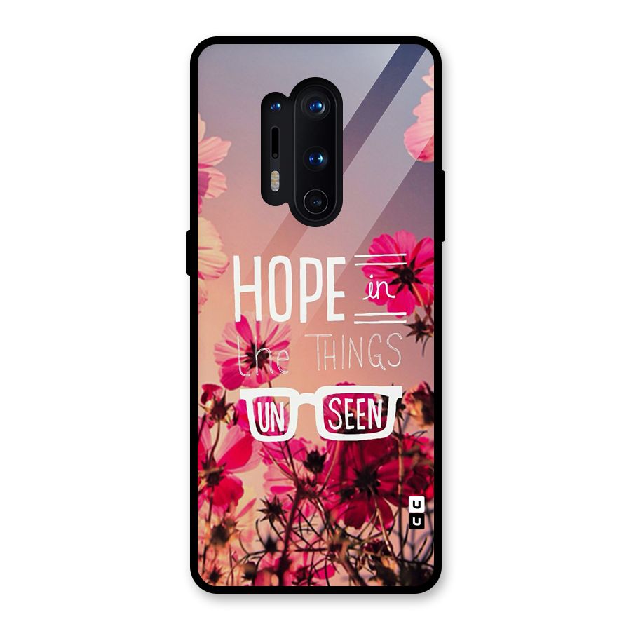 Unseen Hope Glass Back Case for OnePlus 8 Pro