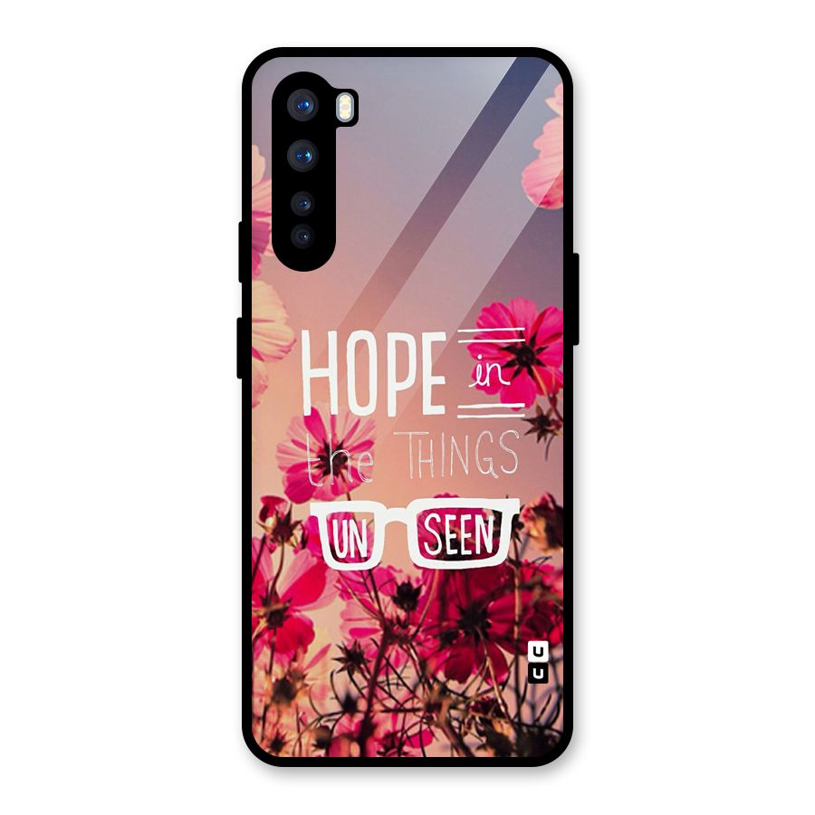 Unseen Hope Glass Back Case for OnePlus Nord