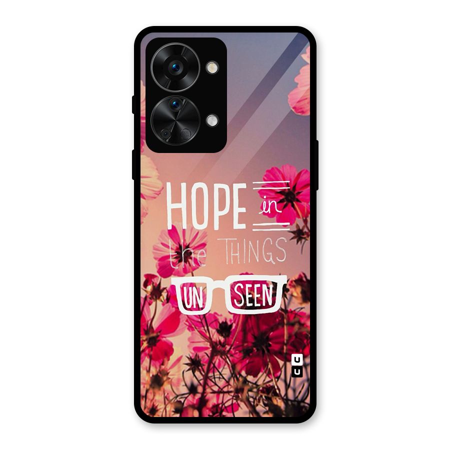 Unseen Hope Glass Back Case for OnePlus Nord 2T