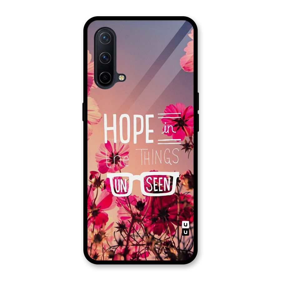 Unseen Hope Glass Back Case for OnePlus Nord CE 5G