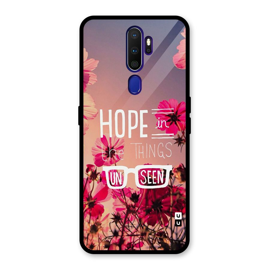 Unseen Hope Glass Back Case for Oppo A9 (2020)