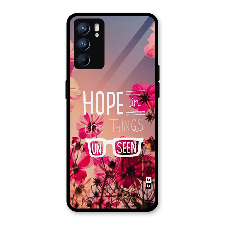 Unseen Hope Glass Back Case for Oppo Reno6 5G