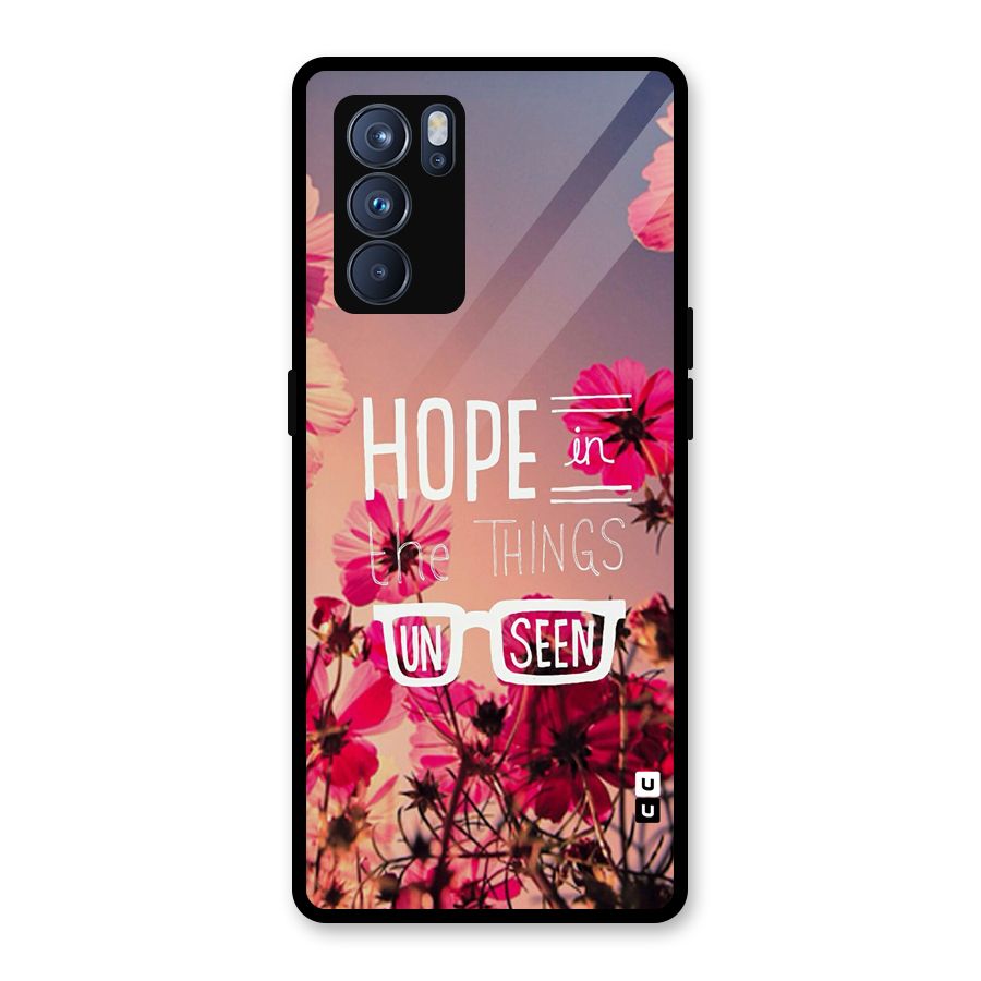 Unseen Hope Glass Back Case for Oppo Reno6 Pro 5G