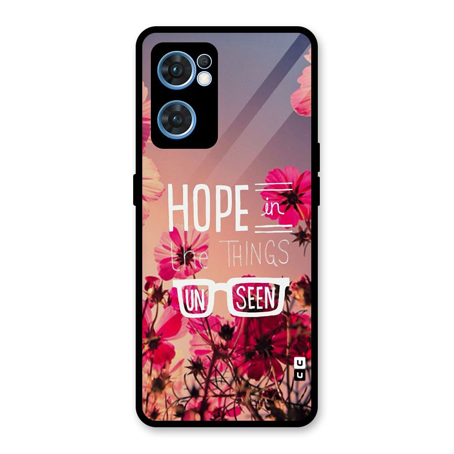 Unseen Hope Glass Back Case for Oppo Reno7 5G