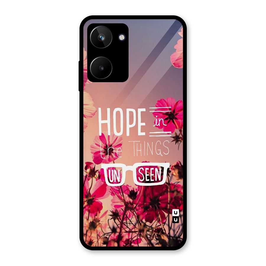 Unseen Hope Glass Back Case for Realme 10