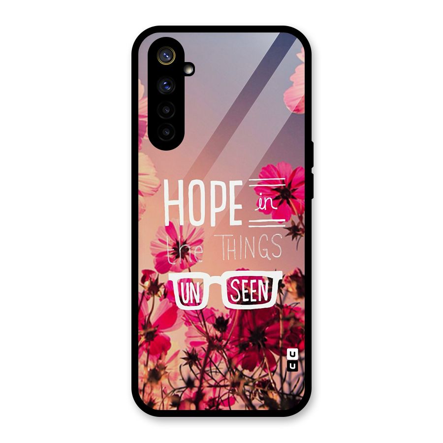 Unseen Hope Glass Back Case for Realme 6i