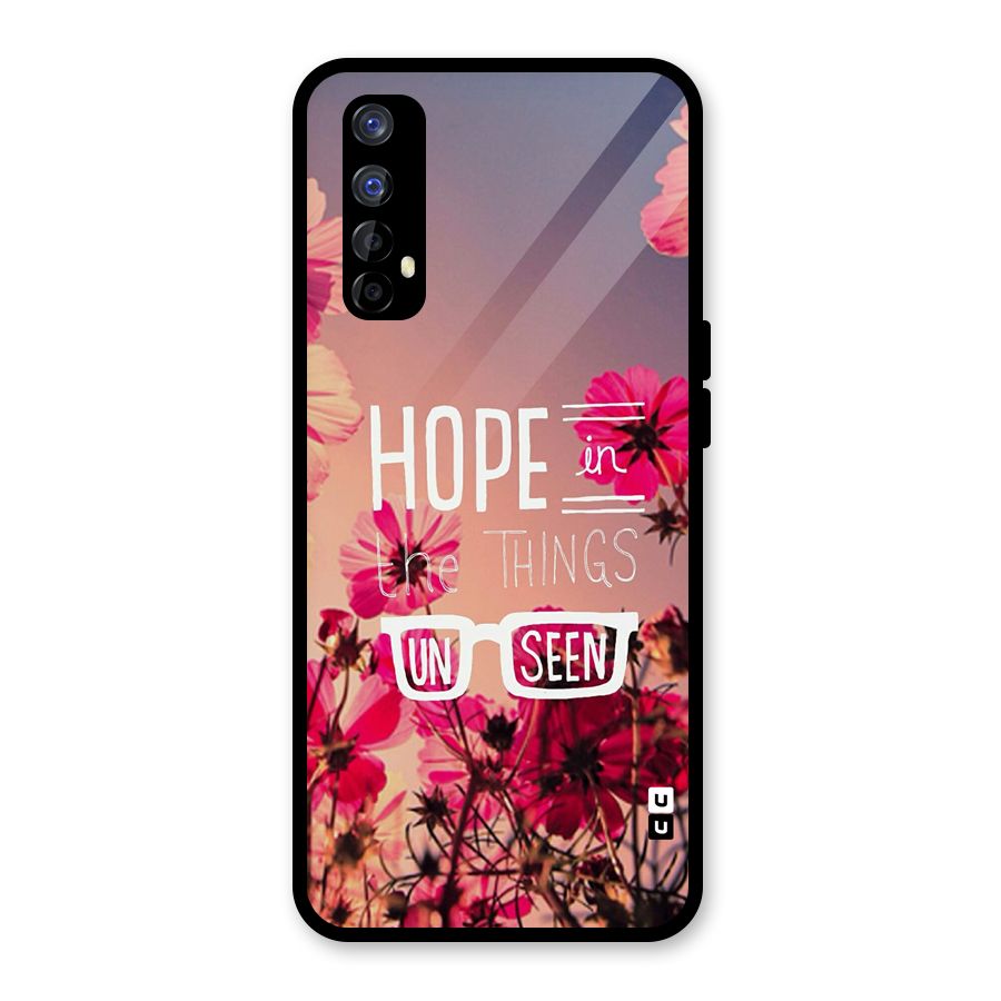 Unseen Hope Glass Back Case for Realme 7