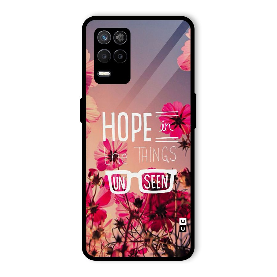 Unseen Hope Glass Back Case for Realme 8 5G