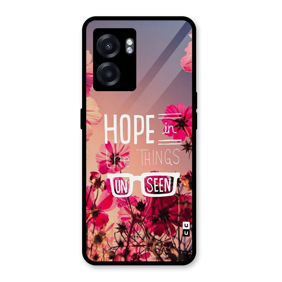 Unseen Hope Glass Back Case for Realme Narzo 50 5G