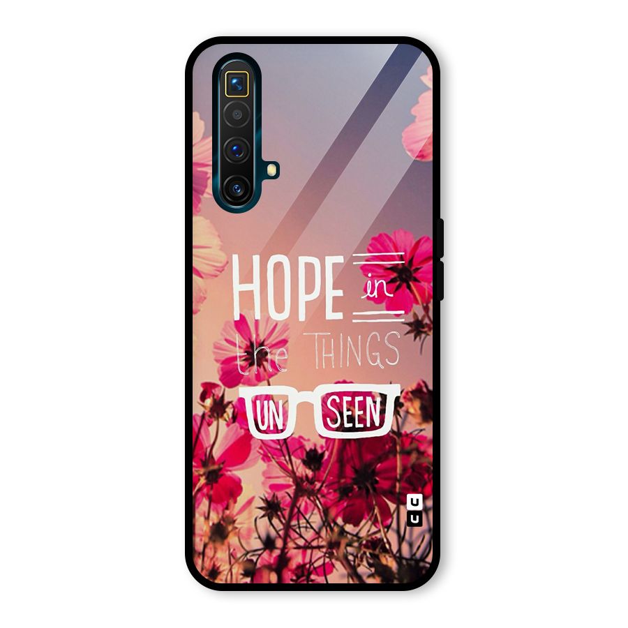 Unseen Hope Glass Back Case for Realme X3