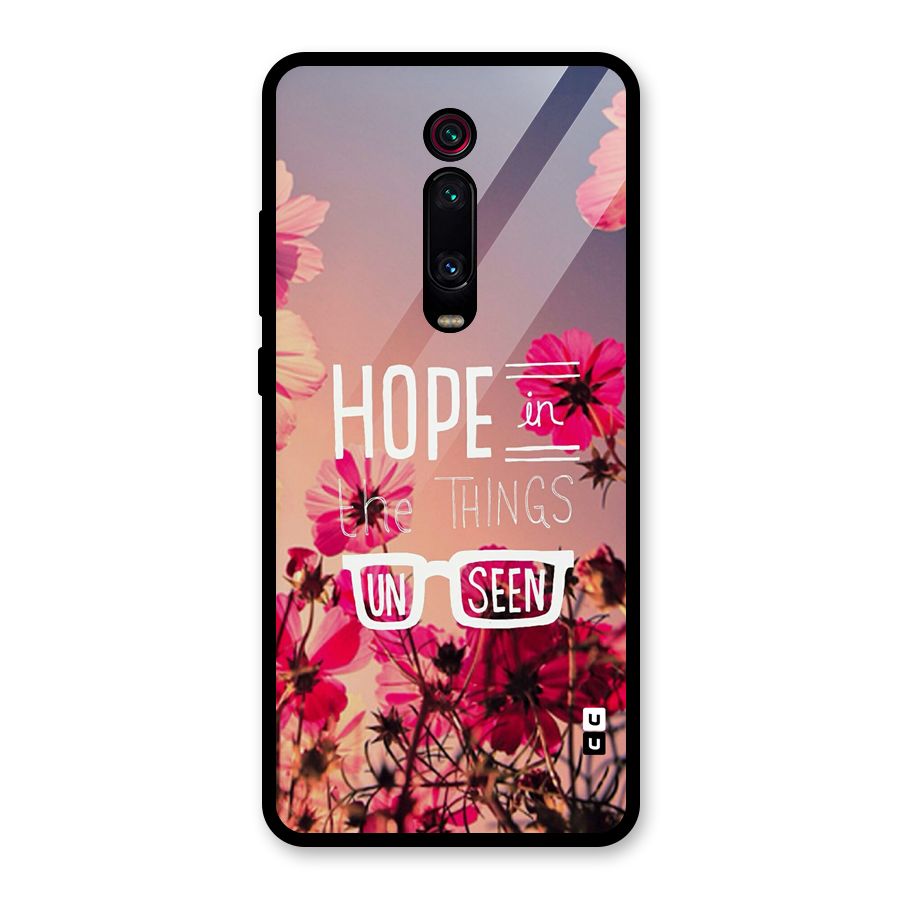 Unseen Hope Glass Back Case for Redmi K20
