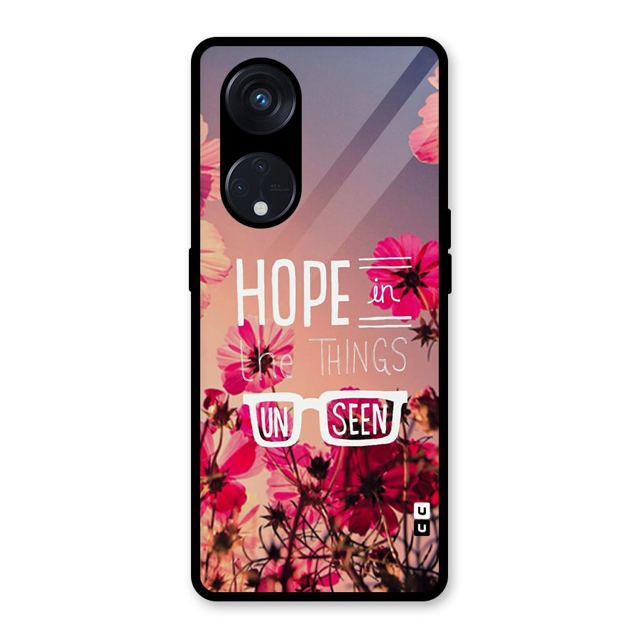 Unseen Hope Glass Back Case for Reno8 T 5G