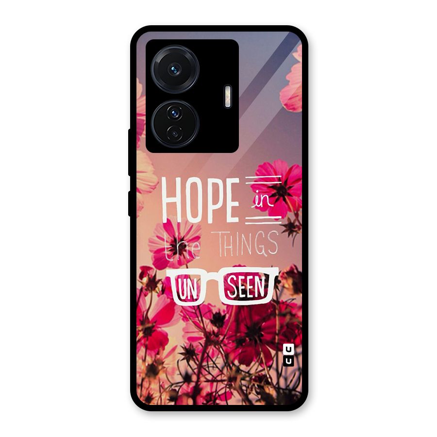 Unseen Hope Glass Back Case for Vivo T1 Pro