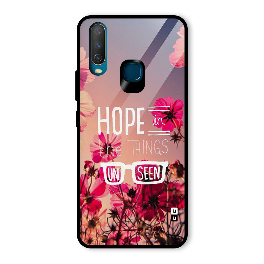 Unseen Hope Glass Back Case for Vivo U10