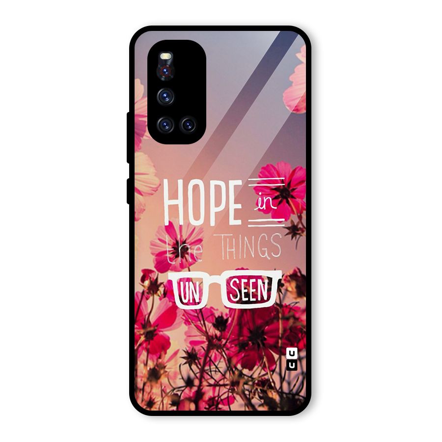 Unseen Hope Glass Back Case for Vivo V19
