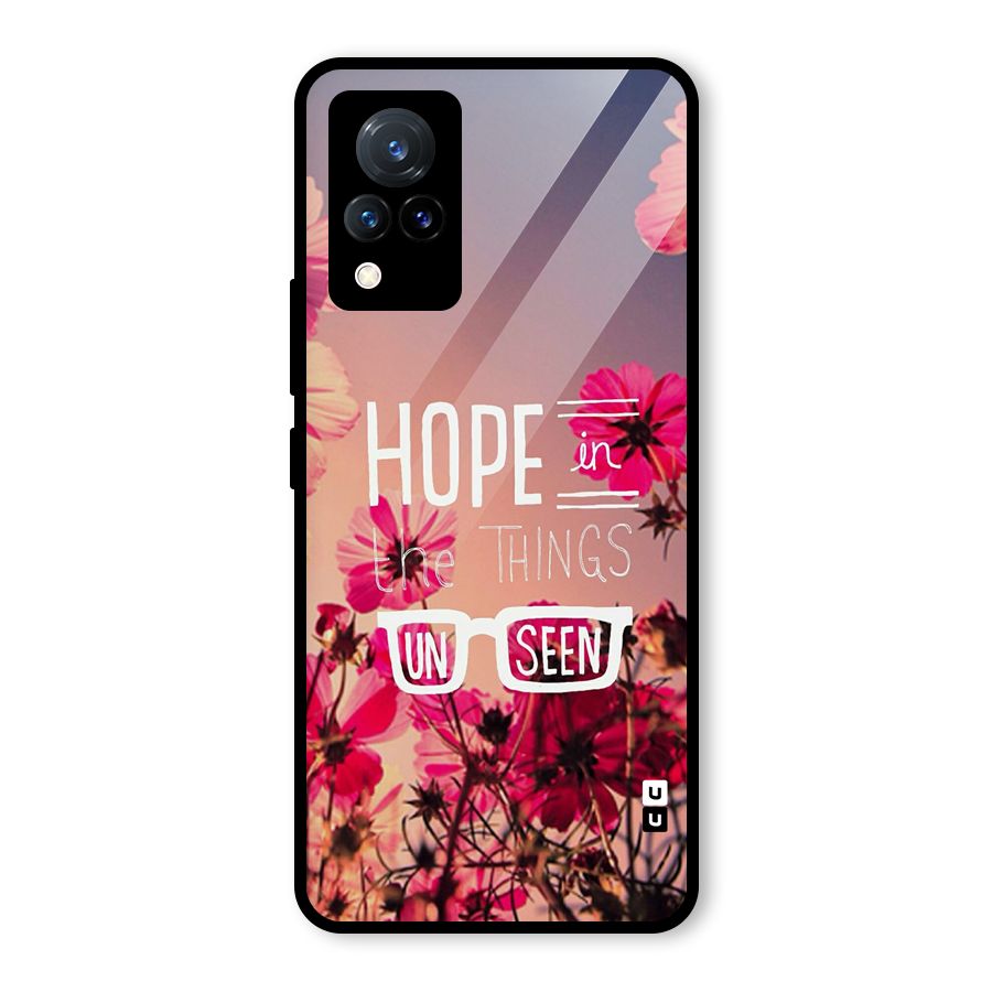 Unseen Hope Glass Back Case for Vivo V21 5G