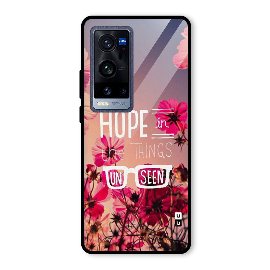 Unseen Hope Glass Back Case for Vivo X60 Pro Plus