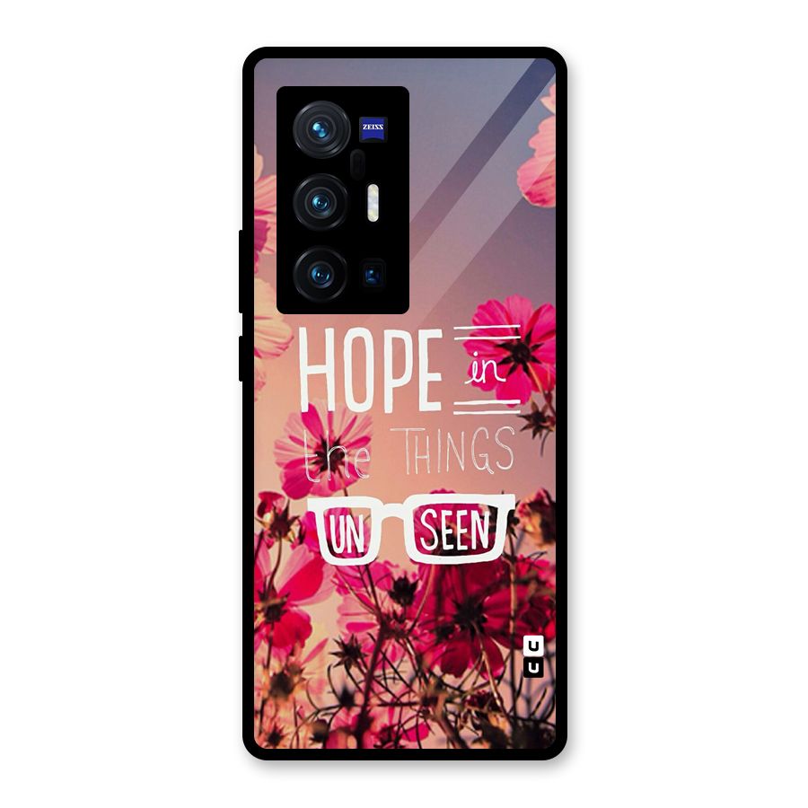 Unseen Hope Glass Back Case for Vivo X70 Pro Plus