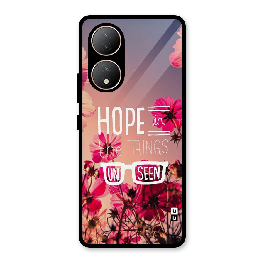Unseen Hope Glass Back Case for Vivo Y100A