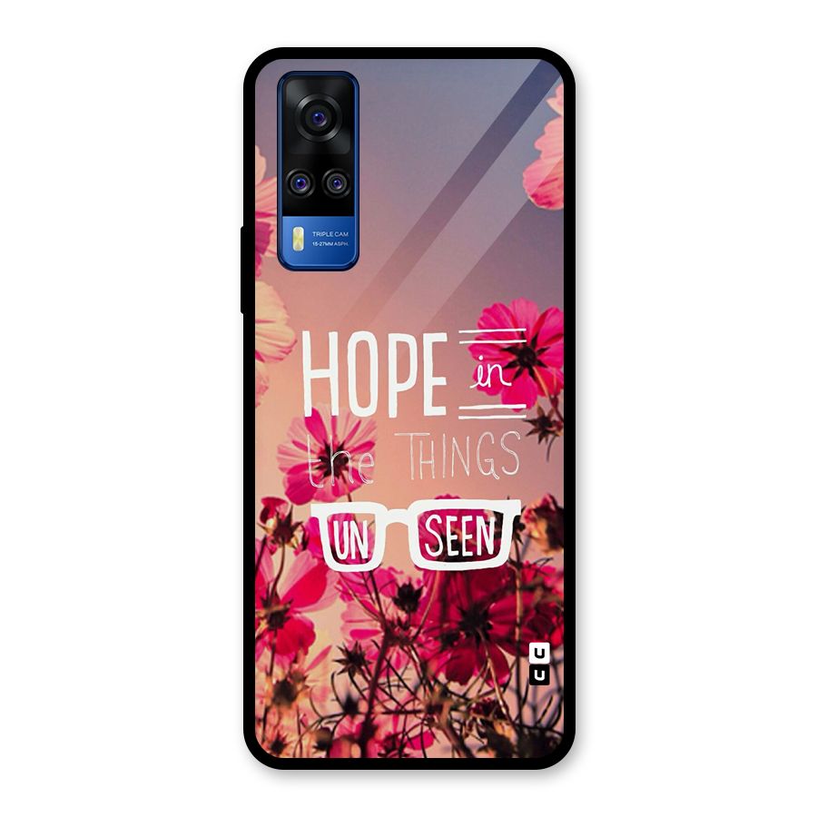 Unseen Hope Glass Back Case for Vivo Y31