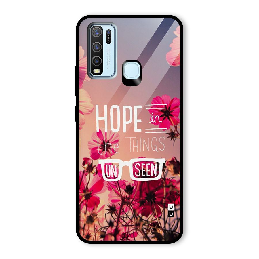 Unseen Hope Glass Back Case for Vivo Y50