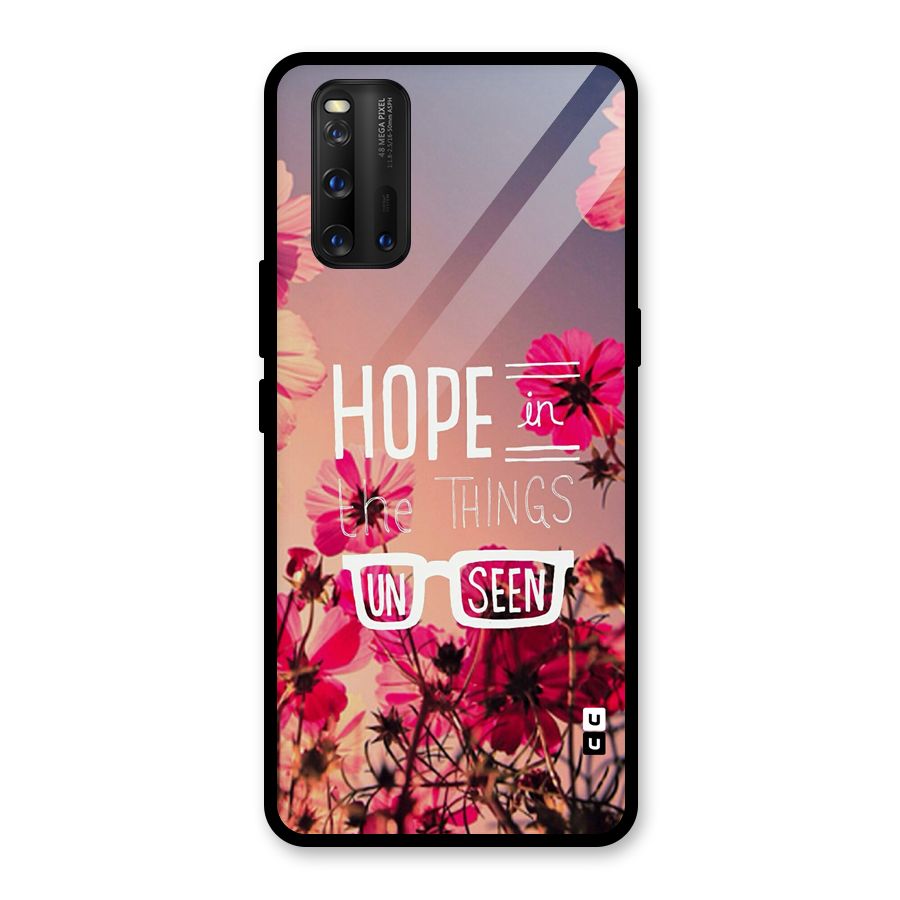 Unseen Hope Glass Back Case for Vivo iQOO 3