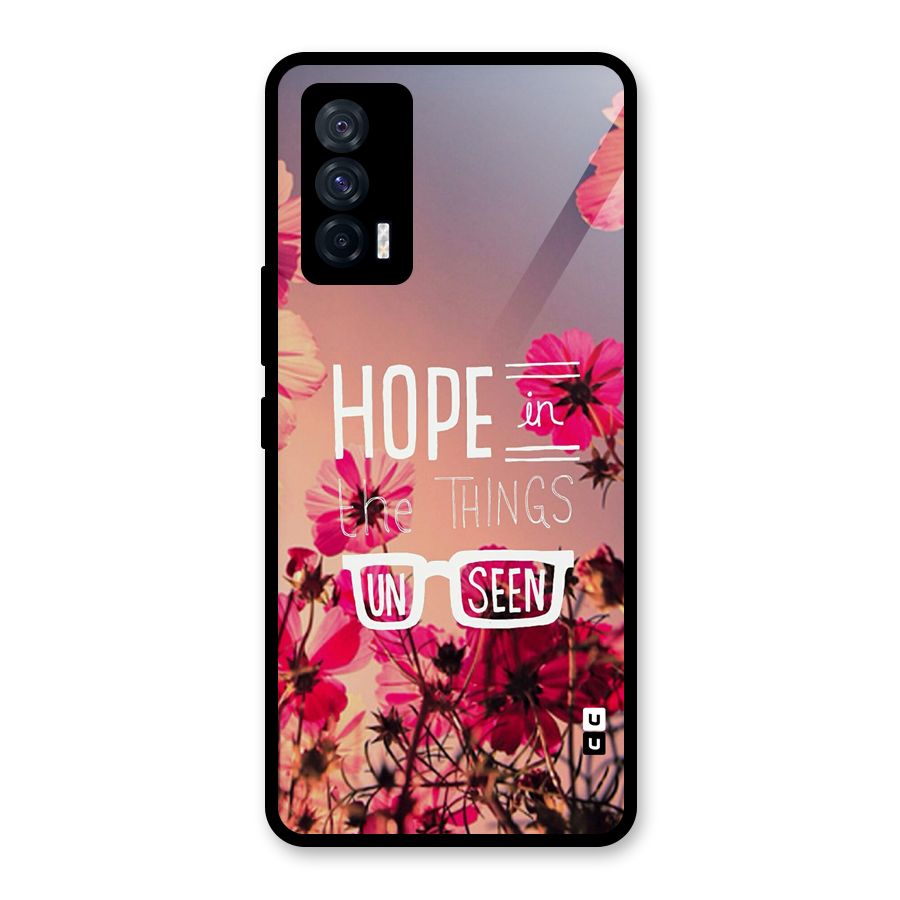 Unseen Hope Glass Back Case for Vivo iQOO 7 5G