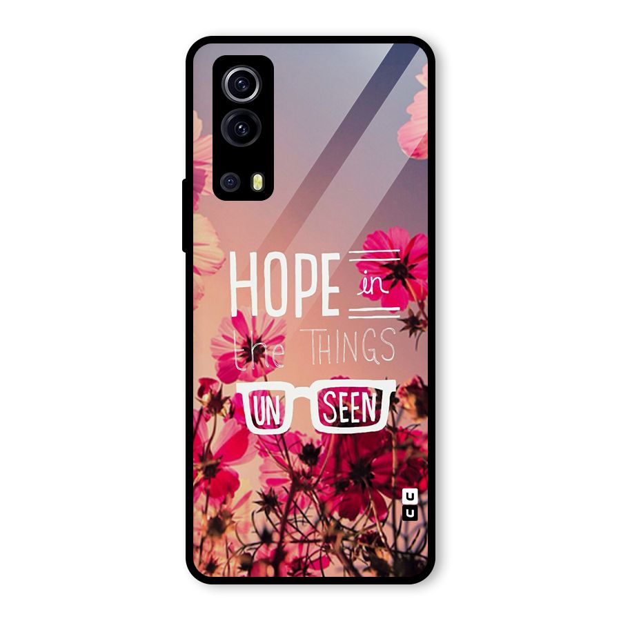 Unseen Hope Glass Back Case for Vivo iQOO Z3