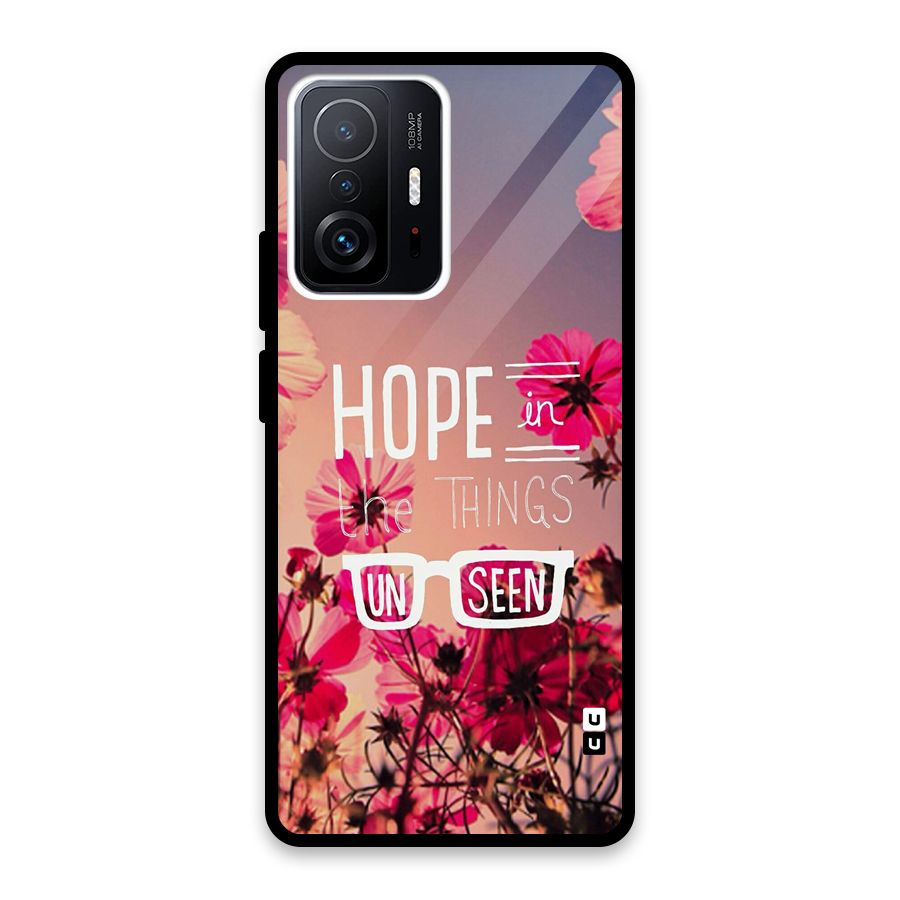Unseen Hope Glass Back Case for Xiaomi 11T Pro
